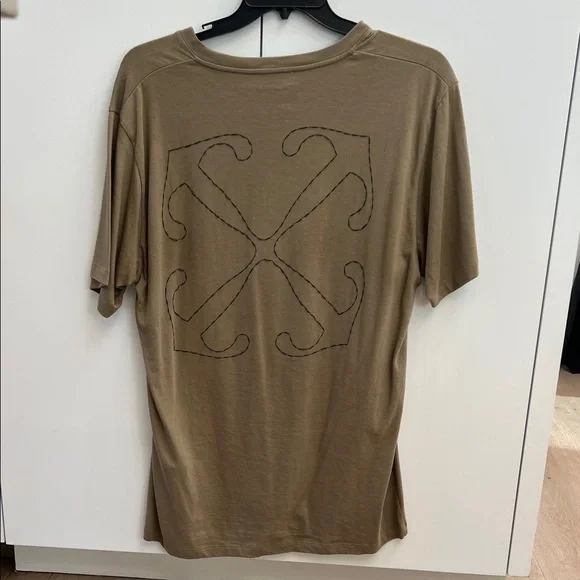 Off-White Olive Short Sleeve Tee size XXL
